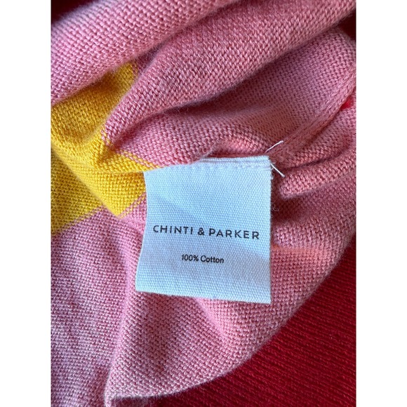 Chinti & Parker Rainbow Striped Sweater Dress Open Back Tie Detail Small UK - Picture 11 of 12